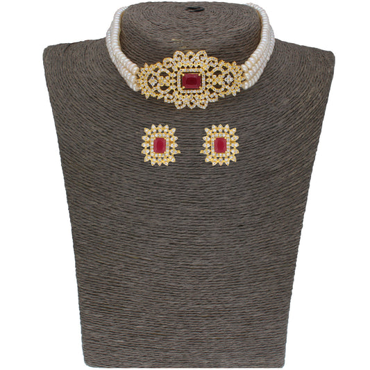 J Pearls Charming Pearl Choker - Real Pearl Jewelry - Grab2buy
