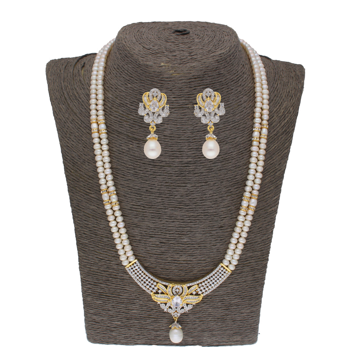 J Pearls Mesmerizing Pearl Necklace - Real Pearl Jewelry - Grab2buy
