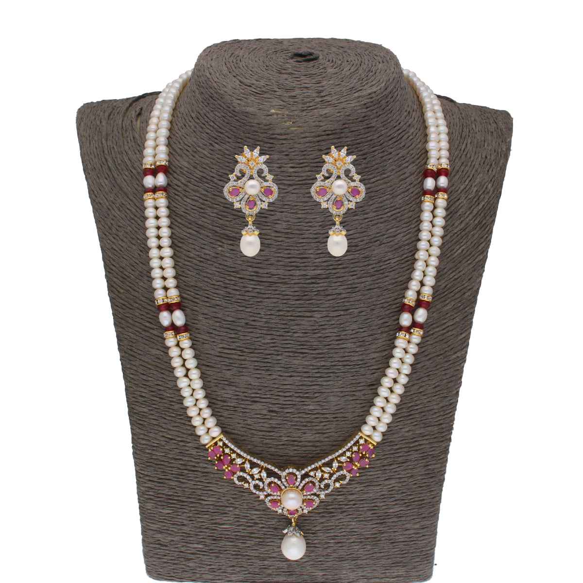 J Pearls Charming Pearl Necklace - Real Pearl Jewelry - Grab2buy