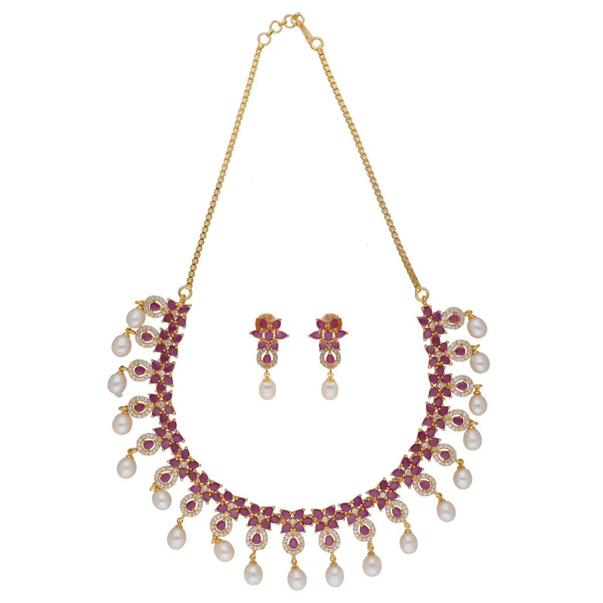 J Pearls Alluring Pearl Necklace - Real Pearl Jewelry - Grab2buy