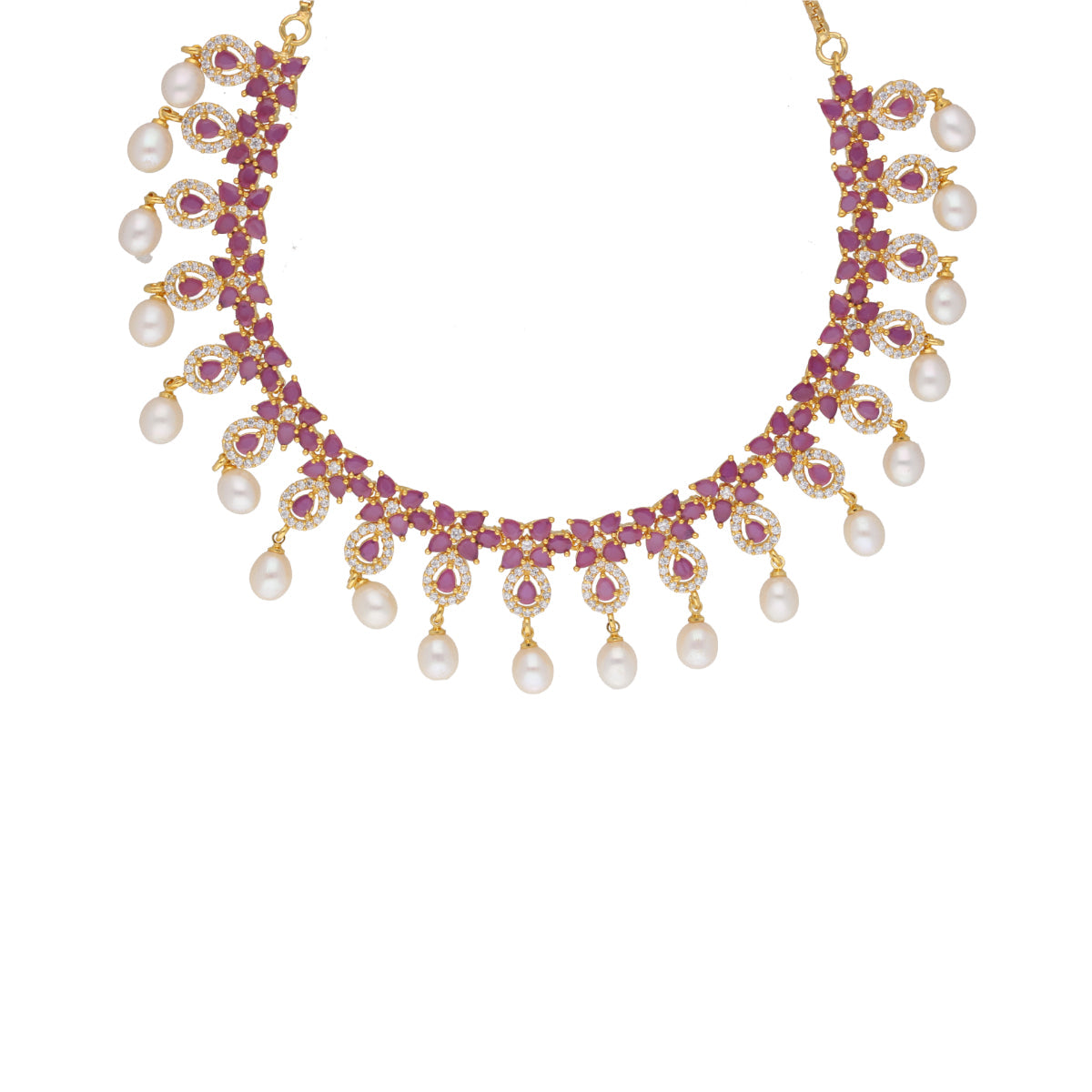 J Pearls Alluring Pearl Necklace - Real Pearl Jewelry - Grab2buy