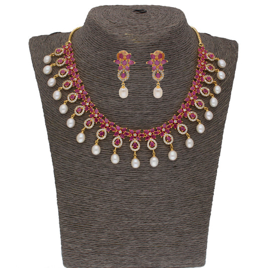 J Pearls Alluring Pearl Necklace - Real Pearl Jewelry - Grab2buy