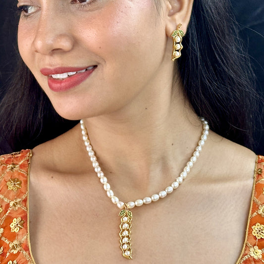 J Pearls Heavenly Pearl Necklace Set | Grab2Buy