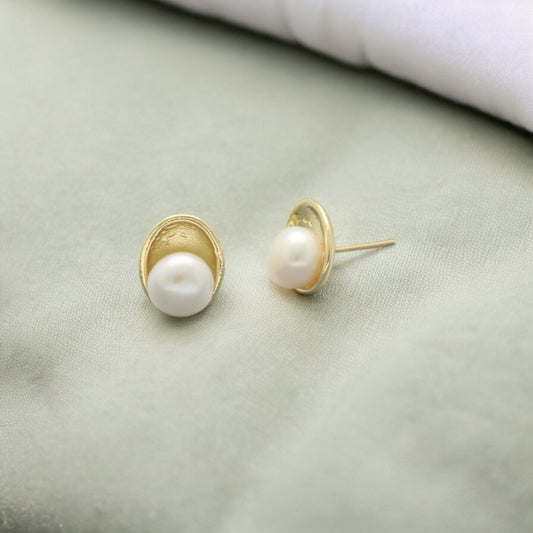 J Pearls Charm Pearl Earrings | Grab2Buy