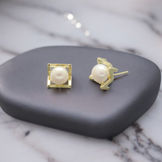 J Pearls Ishani Pearl Earrings - Swadesiicart