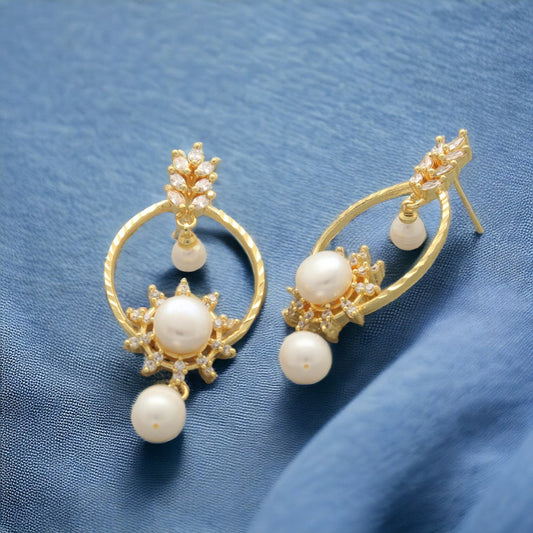 J Pearls Kashika Pearl Earrings | Grab2Buy