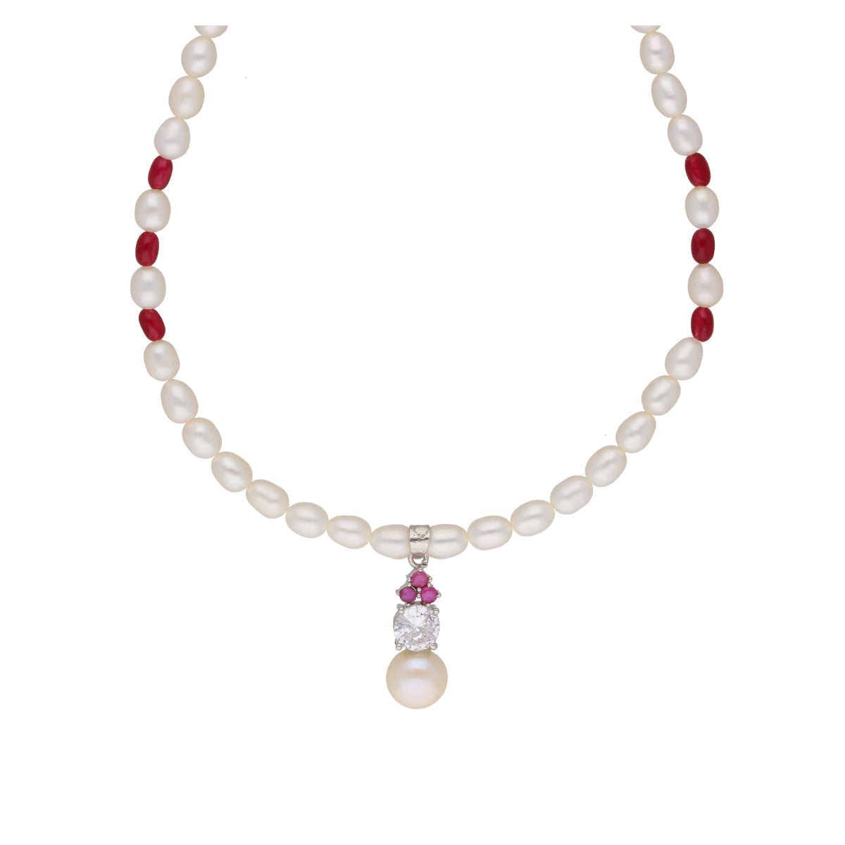 J Pearls Trendy Pearl Pendant Set - Real Pearl Jewelry - Grab2buy
