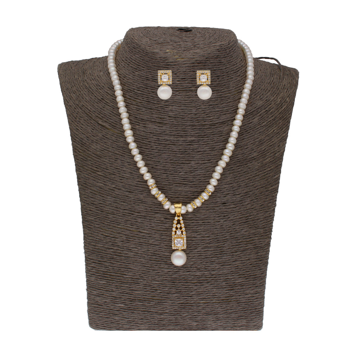J Pearls Exclusive Pearl Set - Real Pearl Jewelry - Grab2buy
