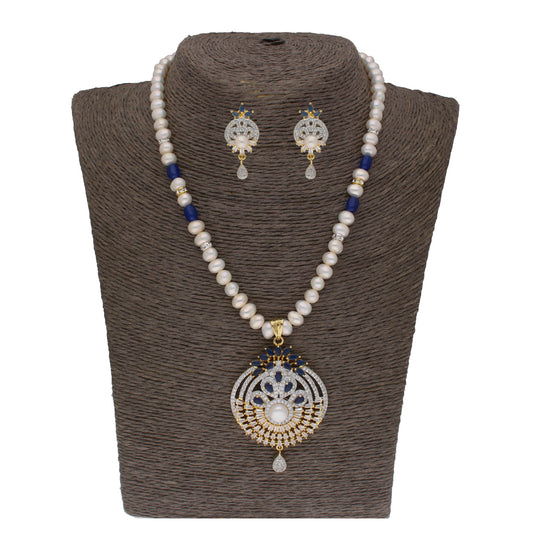 J Pearls Dakshita 1 Line Pearl Sets - Real Pearl Jewelry - Grab2buy