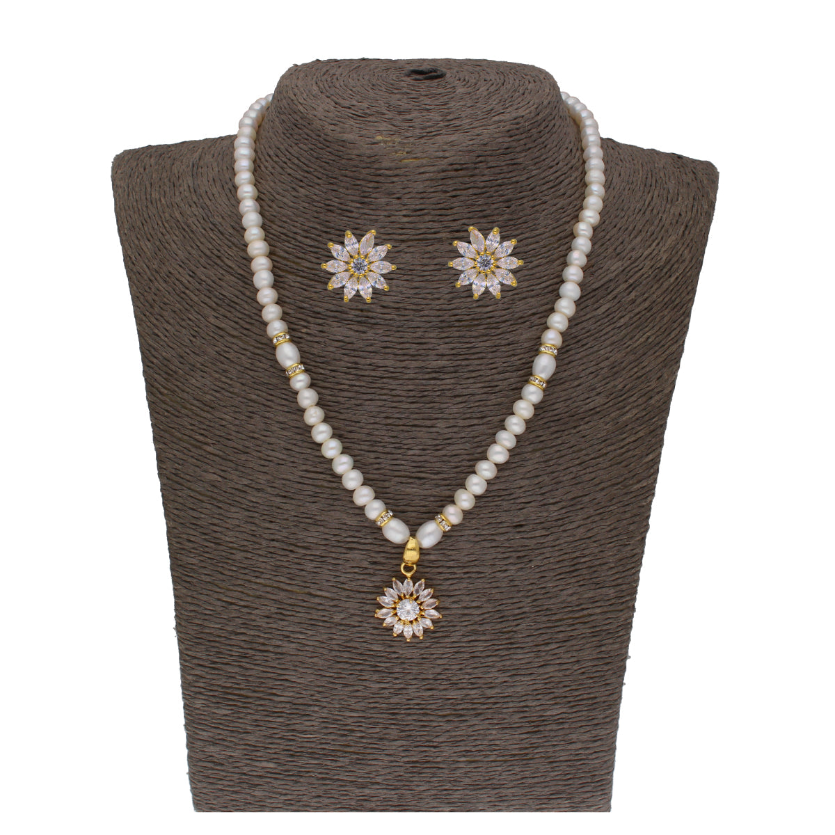 J Pearls Anahita 1 Line Pearl Sets - Real Pearl Jewelry - Grab2buy