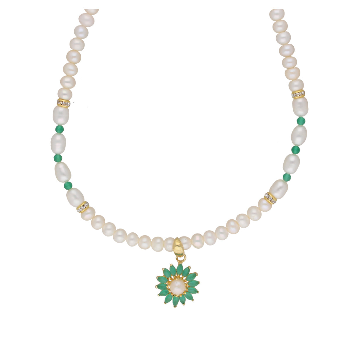 J Pearls Bahupuspa 1 Line Pearl Sets - Real Pearl Jewelry - Grab2buy