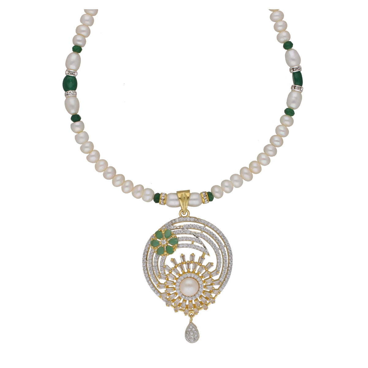 J Pearls Naira 1 Line Pearl Sets - Real Pearl Jewelry - Grab2buy