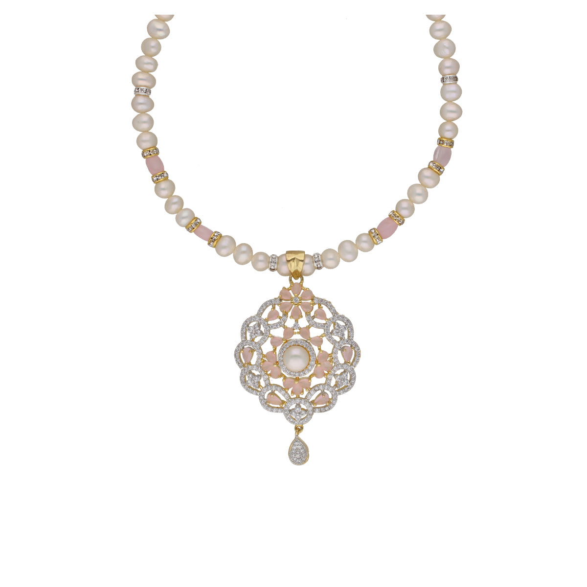 J Pearls Hemal 1 Line Pearl Sets - Real Pearl Jewelry - Grab2buy