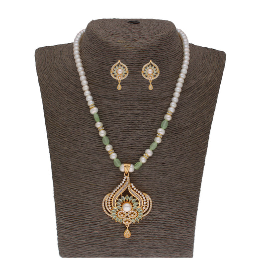 J Pearls Fatehjit 1 Line Pearl Sets - Real Pearl Jewelry