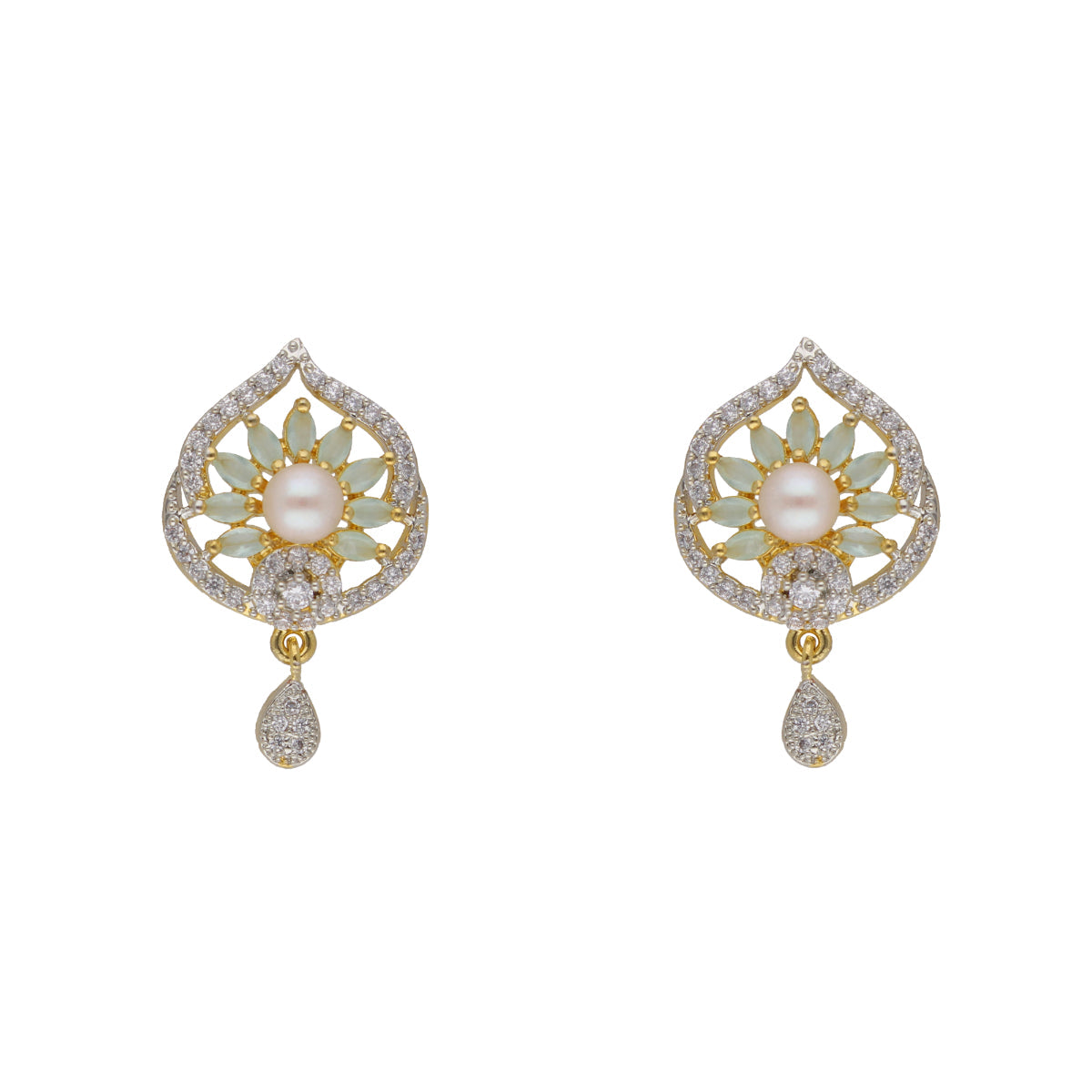 J Pearls Dhavni 1 Line Pearl Sets - Real Pearl Jewelry - Grab2buy