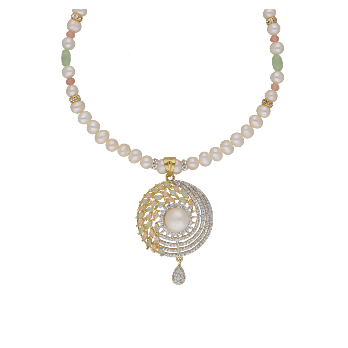 J Pearls Baani 1 Line Pearl Sets - Real Pearl Jewelry - Grab2buy