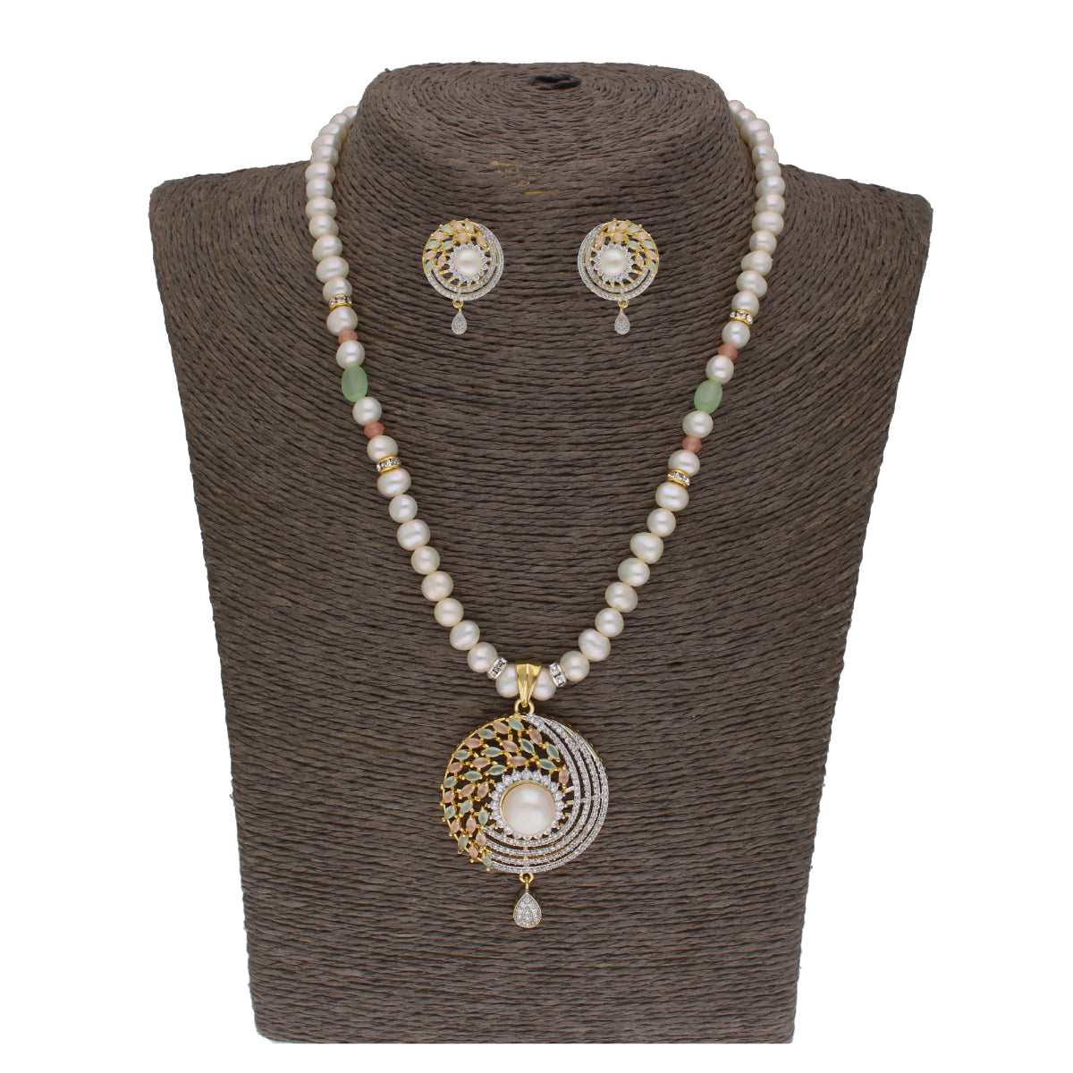 J Pearls Baani 1 Line Pearl Sets - Real Pearl Jewelry - Grab2buy