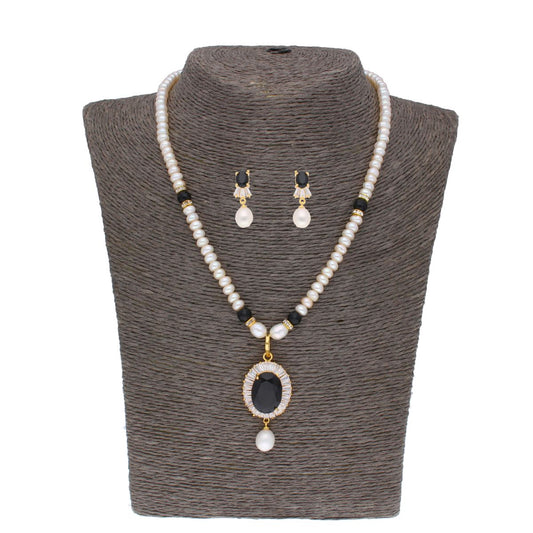 J Pearls Abanti Pearl Set - Real Pearl Jewelry - Grab2buy