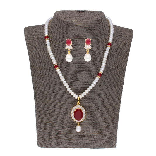 J Pearls Habi Pearl Set - Real Pearl Jewelry - Grab2buy