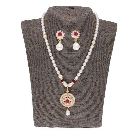 J Pearls Twisted Pearl Set - Real Pearl Jewelry - Grab2buy