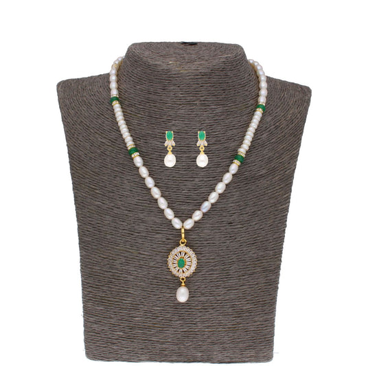 J Pearls Eeshika Pearl Set - Real Pearl Jewelry - Grab2buy