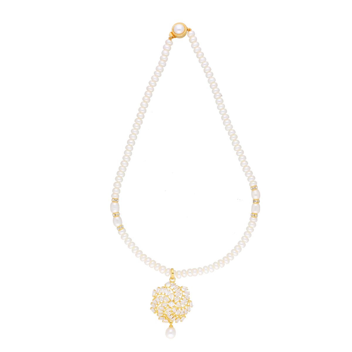 J Pearls Siddhi Pearl Set - Real Pearl Jewelry - Grab2buy