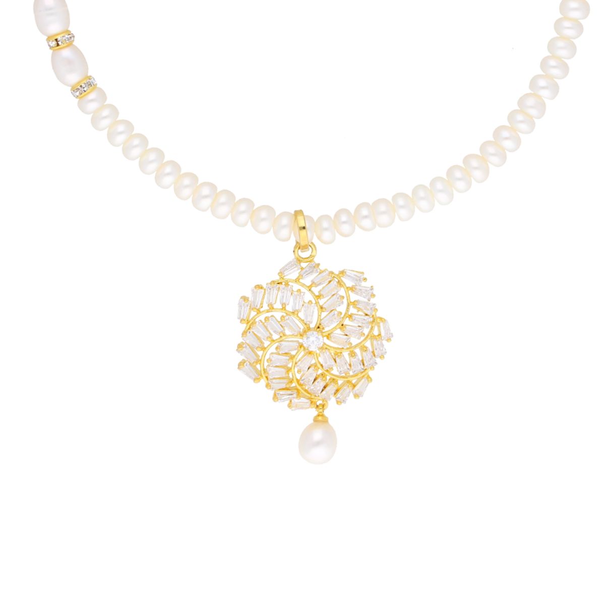 J Pearls Siddhi Pearl Set - Real Pearl Jewelry - Grab2buy