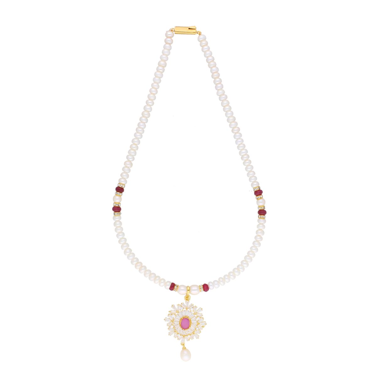 J Pearls Abdhija Pearl Set - Real Pearl Jewelry - Grab2buy