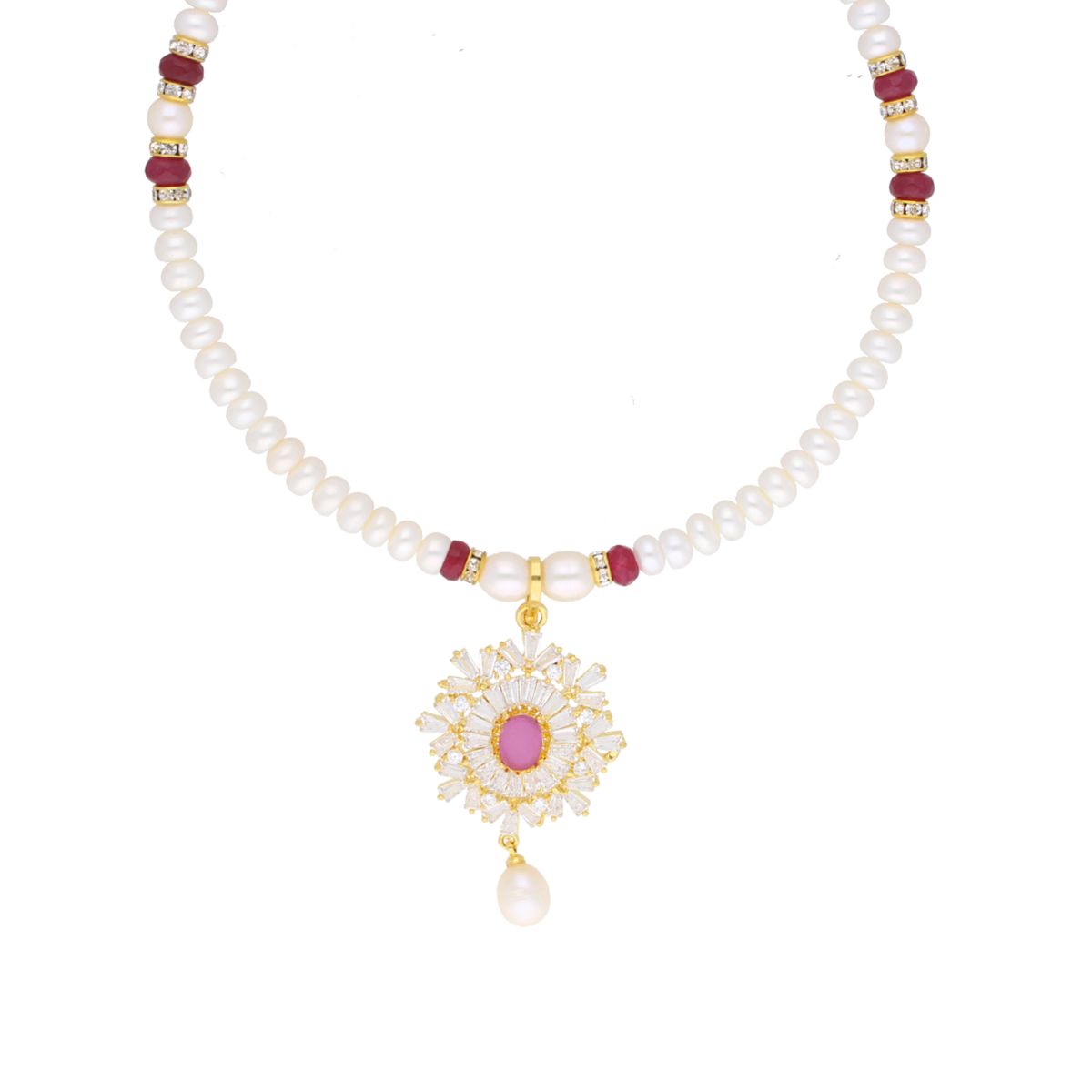 J Pearls Abdhija Pearl Set - Real Pearl Jewelry - Grab2buy