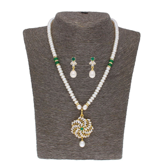 J Pearls Yashvi Pearl Set - Real Pearl Jewelry
