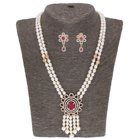 J Pearls Cancala Pearl Set - Real Pearl Jewelry - Grab2buy