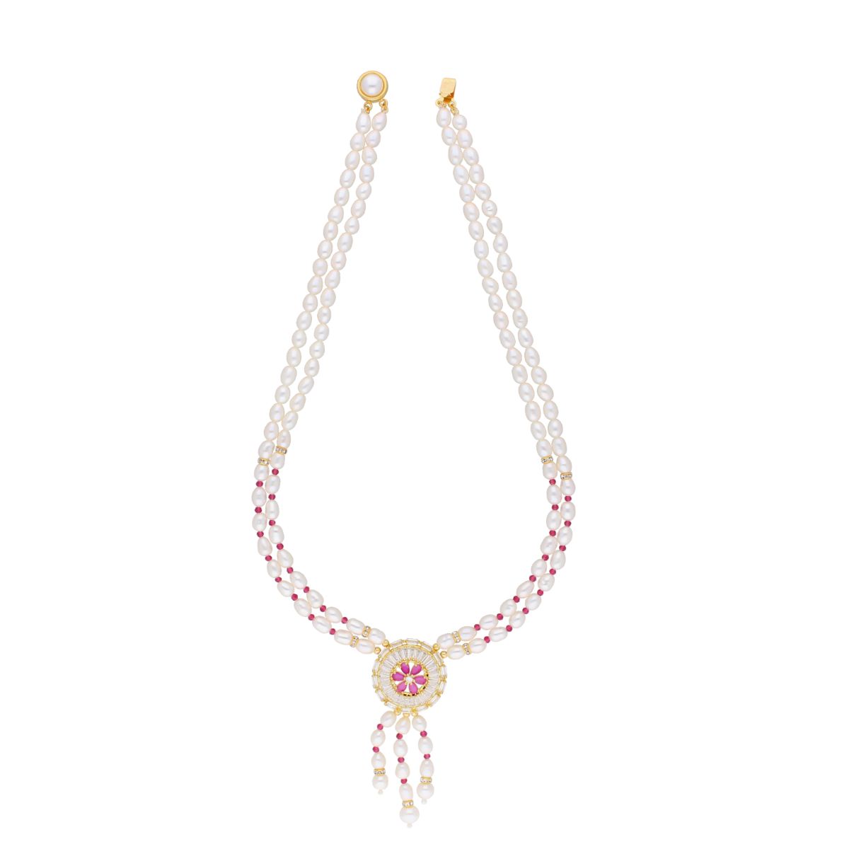 J Pearls Candalini Pearl Set - Real Pearl Jewelry - Grab2buy