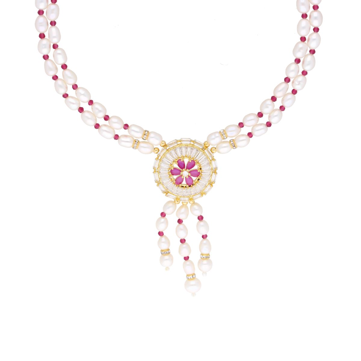 J Pearls Candalini Pearl Set - Real Pearl Jewelry - Grab2buy