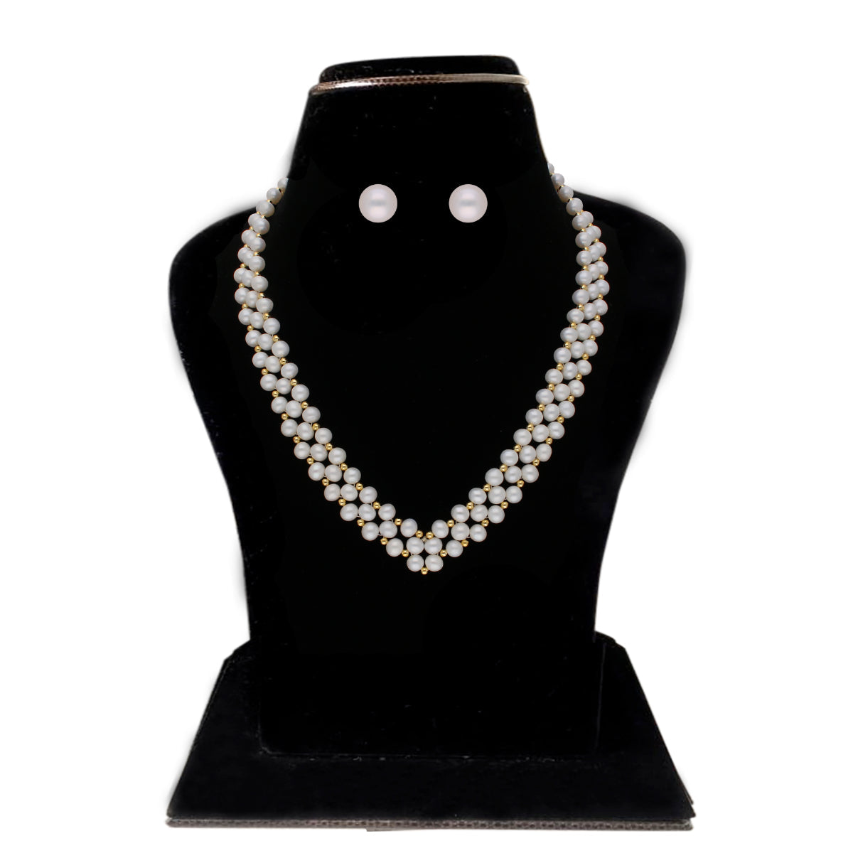 J Pearls Foolan 1 Line Pearl Sets - Real Pearl Jewelry - Grab2buy