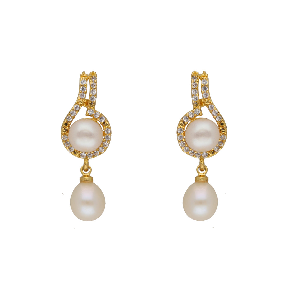 J Pearls Dharti 1 Line Pearl Sets - Real Pearl Jewelry - Grab2buy