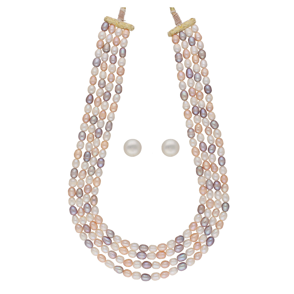 J Pearls Freena 4 Lines Pearl Sets - Real Pearl Jewelry - Grab2buy