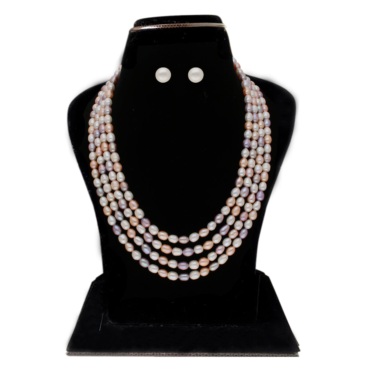 J Pearls Freena 4 Lines Pearl Sets - Real Pearl Jewelry - Grab2buy