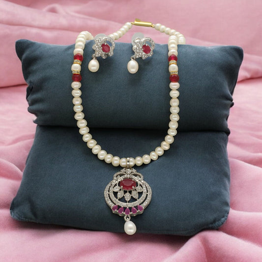 J Pearls Falak Pearl Necklace Set | Grab2Buy