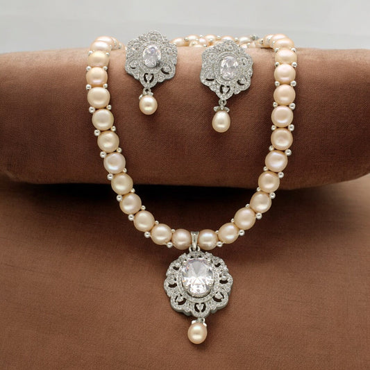 J Pearls Luxe Luminescence Pearl Necklace Set | Grab2Buy