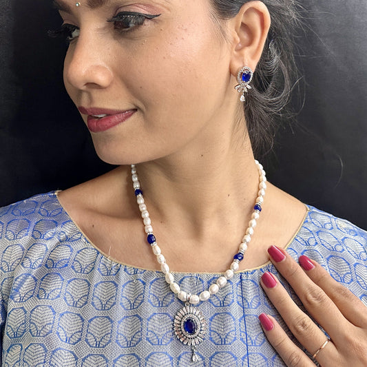 J Pearls Nivid Pearl Necklace Set | Grab2Buy