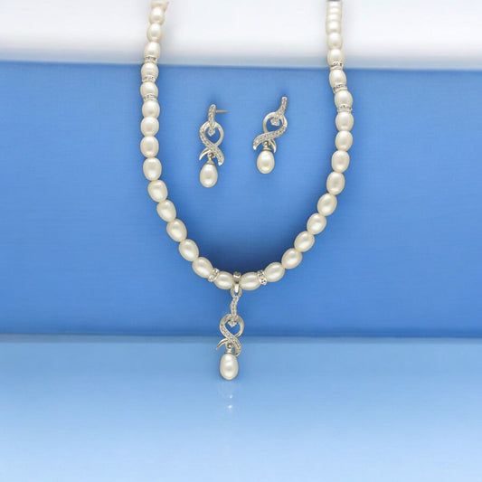 J Pearls Zaral Pearl Necklace Set | Grab2Buy