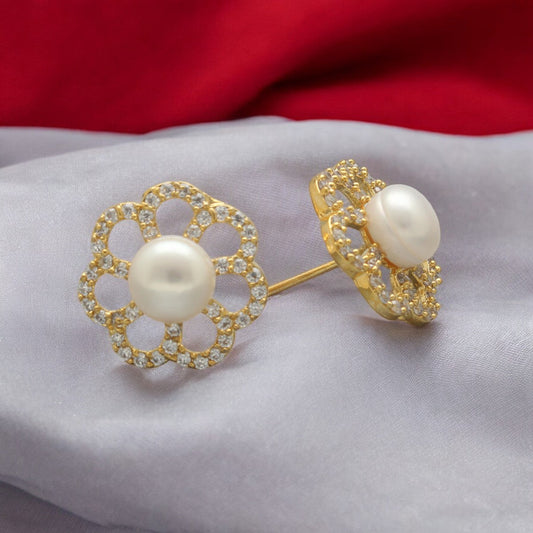 J Pearls Wyra Pearl Earrings | Grab2Buy