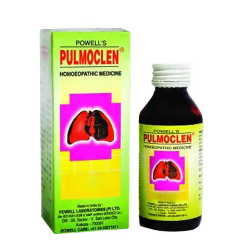Powell’s Homeopathy Pulmoclen Syrup – Homeopathic Asthma & Pulmonary Wellness Tonic