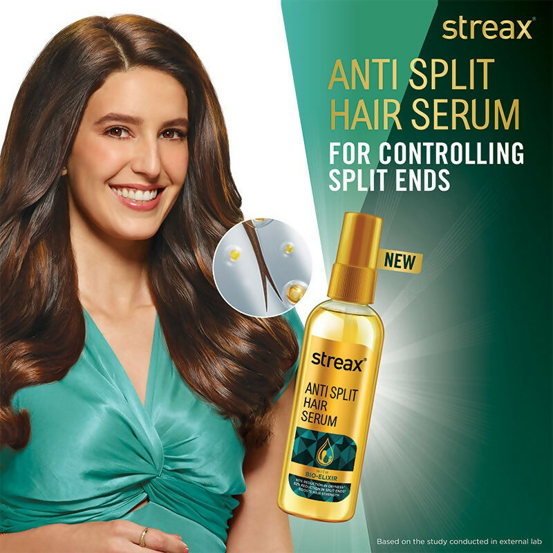 Streax Anti Split Hair Serum With Bio-Elixir - Grab2buy