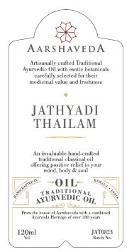 Aarshaveda | Jathyadi Oil | 120ml