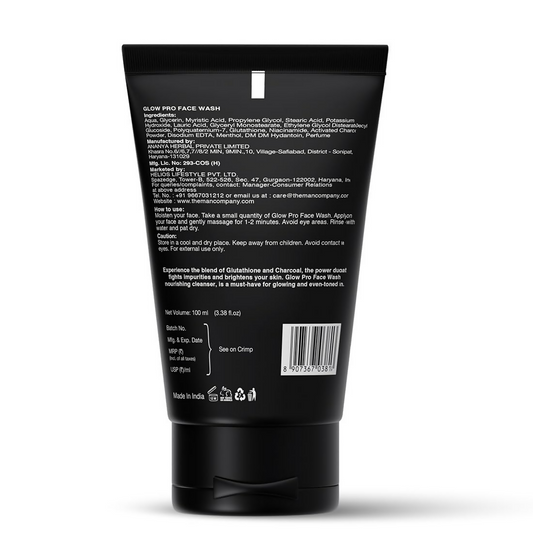 The Man Company Glow Pro Face Wash For Men Grab2Buy The Man Company Grab2Buy