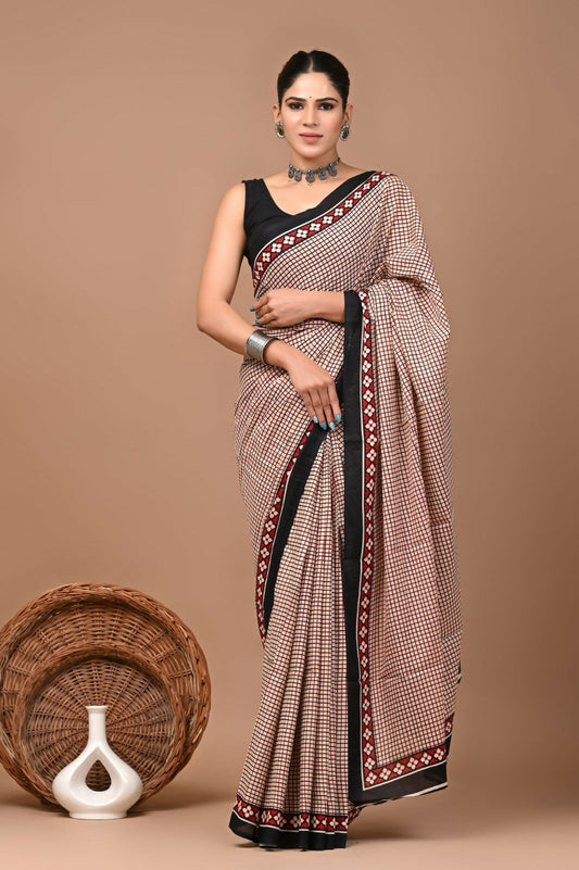 Exclusive Collection Maroon Beautiful Mulmul Cotton Grab2Buy