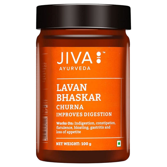 Jiva Ayurveda Lavan Bhaskar Churna (100 gm) For abdominal distention, gas, Haemorrhoids, Digestion