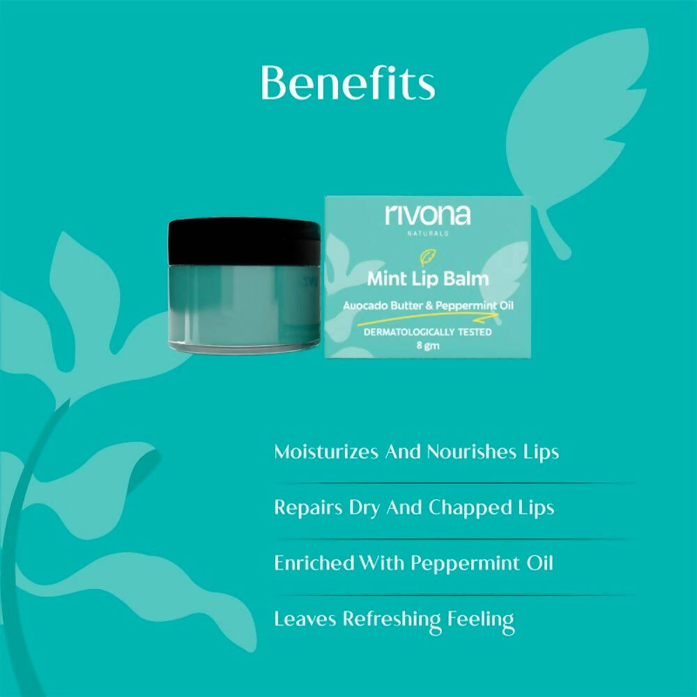 Rivona Naturals Mint Lip Balm - Grab2buy