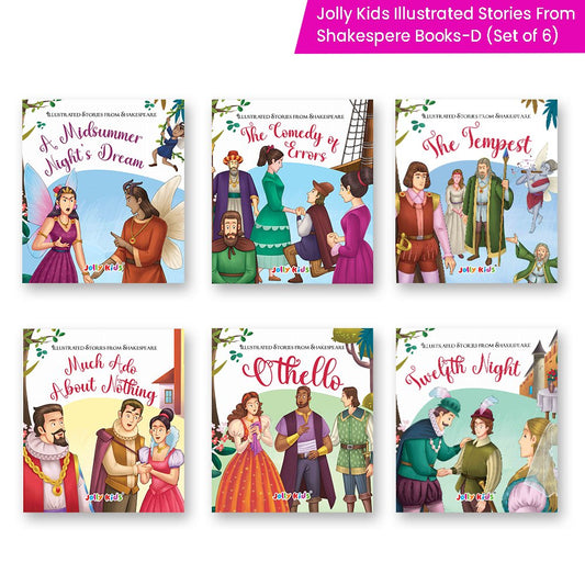 Shakespeare for Young Minds: Jolly Kids' Illustrated Stories E Combo Set of 6 Ages 6-12 Years